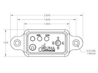 Alpha Systems AOA Switch Panel Dimensions